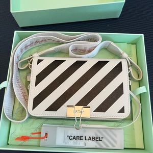 Off White Brand crossbody bag. NWT in box.